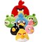Mighty Mojo Angry Birds Plush 7pc Bundle Red Blue Yellow Black Bomb Pink Pigs Doll Pillow Set